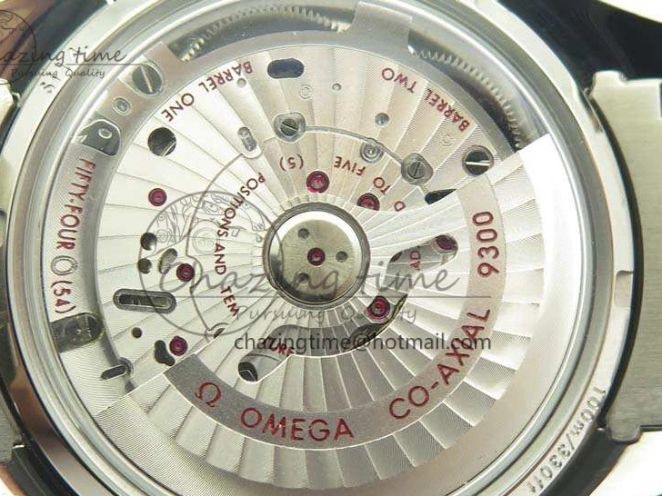 0317 TechFriendly SpeedMaster MoonWatch SS OMF 1:1 Best Edition Black Red Dial On SS Bracelet A9300 V 8092